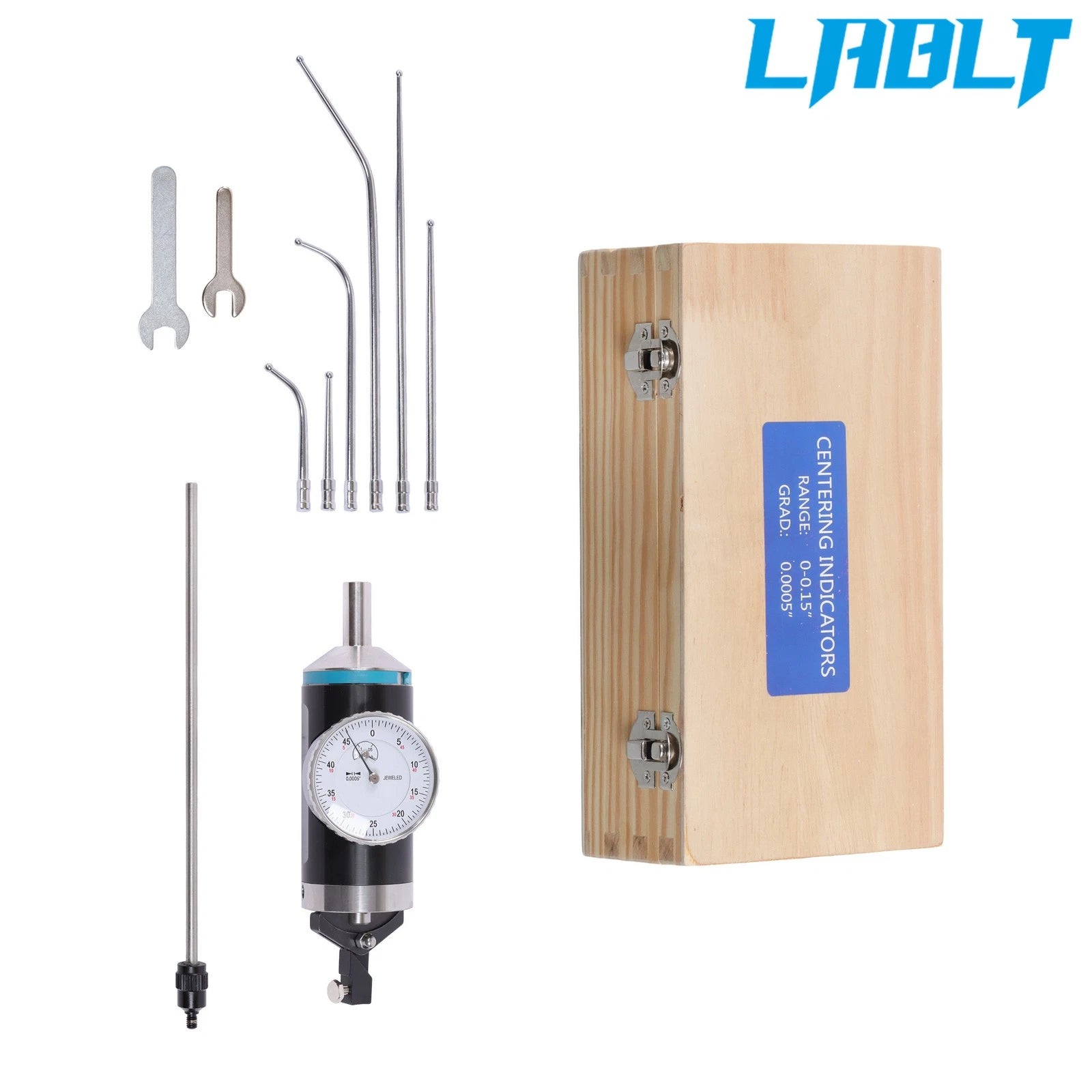 Coaxial Centering Dial Test Indicator 0.15" Range 0.0005" Graduation