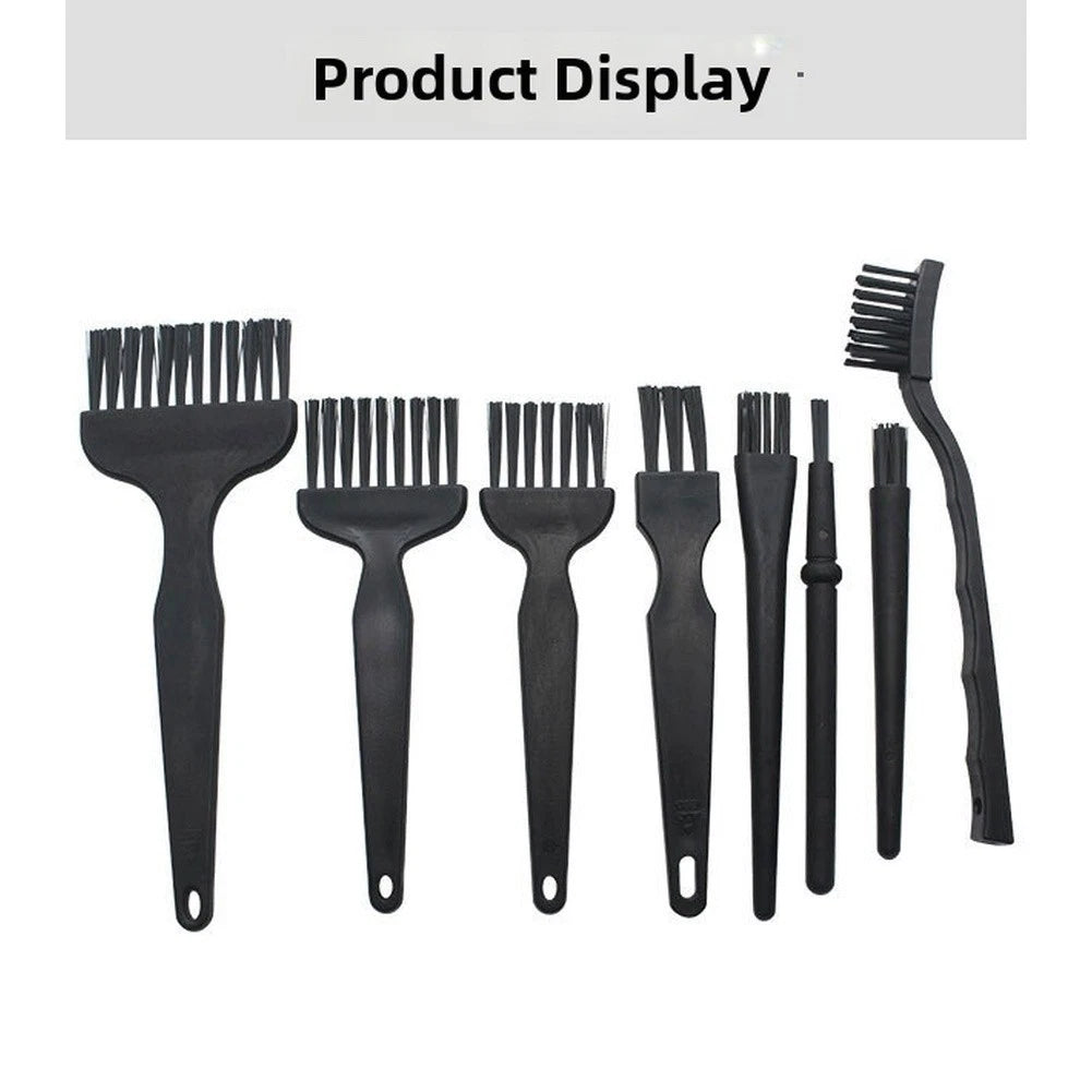 8-Piece Anti Static Brush Set for Keyboard Dust Removal and PCB Cleaning
