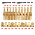 20Pcs Main & Slow Jet Kit for PWK Keihin OKO CVK PE Carburetor