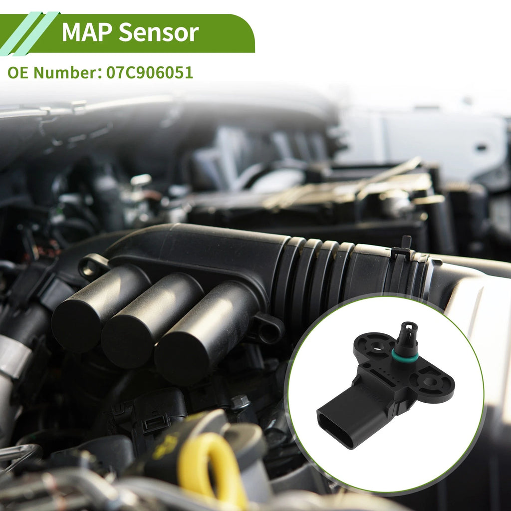 Manifold Absolute Pressure MAP Sensor for Audi A3 Quattro (2008–2009)