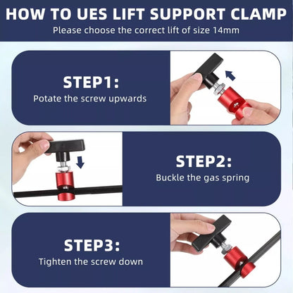 Car Hood Lifting Rod Support Clamp Shock Prop Strut Stopper Retainer Auto Tools