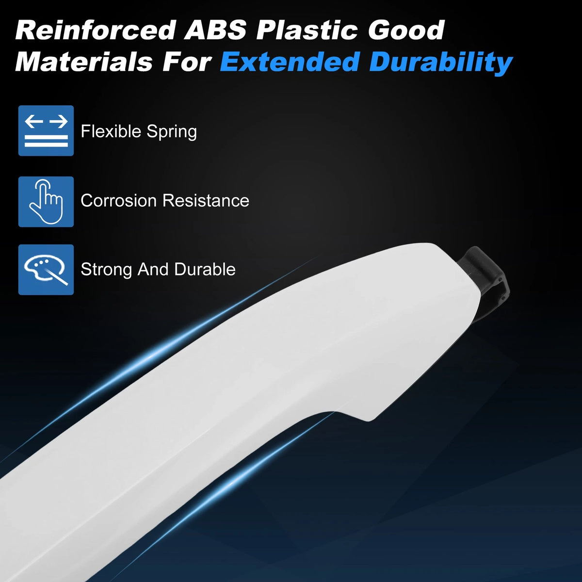 Front Right Door Handle No.13583889 for Chevrolet Silverado White