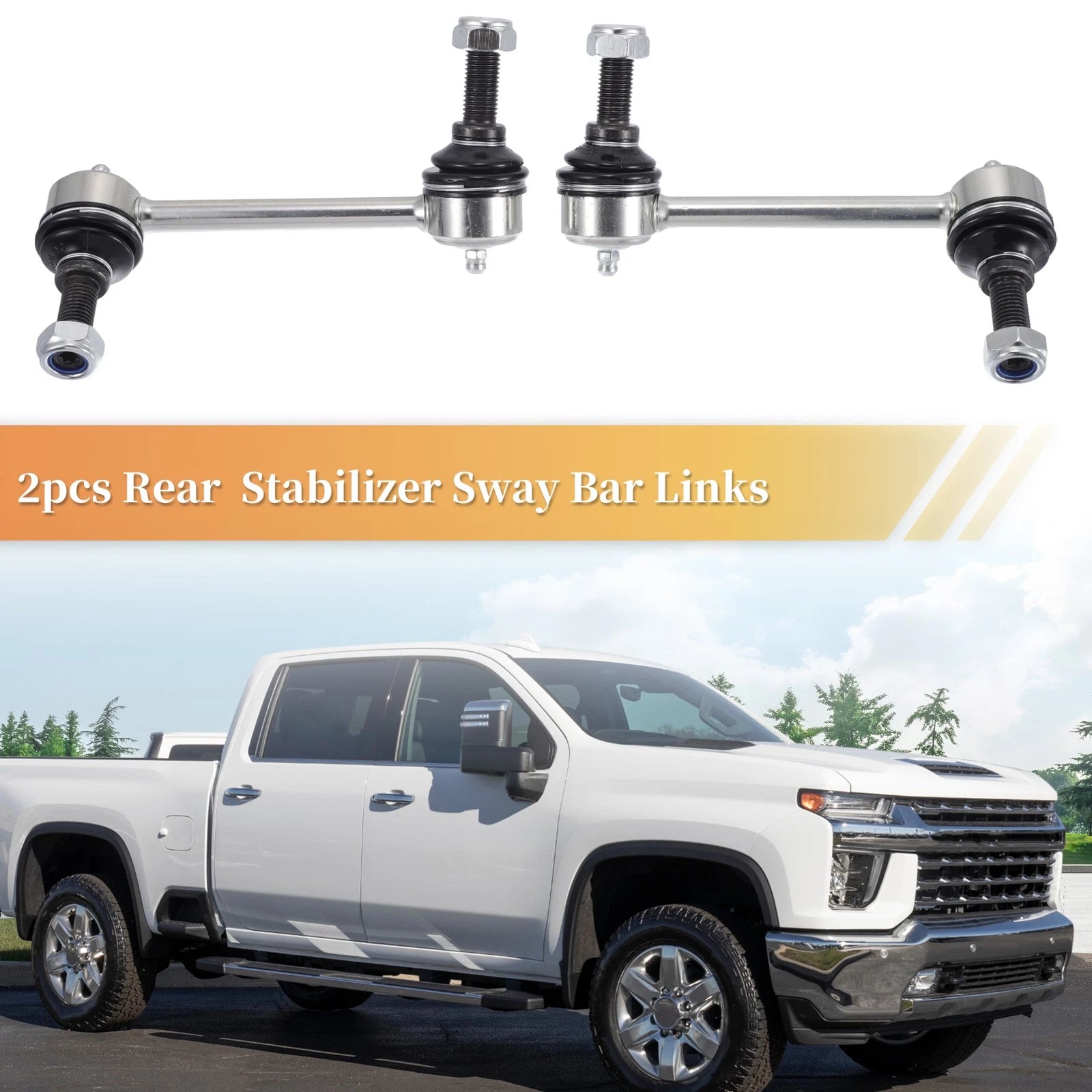 2pcs Rear Stabiliser Sway Bar Link Replacement for Chevrolet Trailblazer (2002–2009)