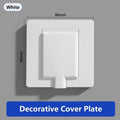 Blank Cover Plate for Concealed Wall Socket (86x86mm)