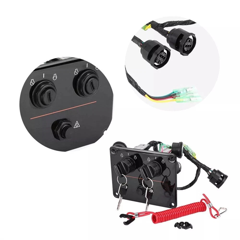 Dual Engine Key Switch Panel for Yamaha (6K1-82570-08-00)