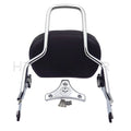 Detachable Sissy Bar with Backrest Pad Chrome for Harley Touring (2009–2023)