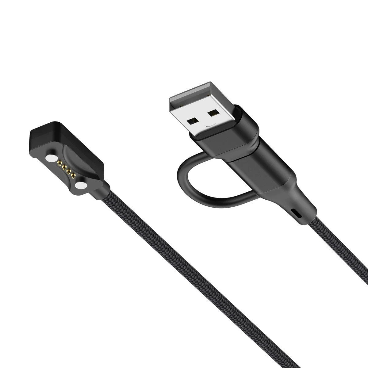2 in 1 Nylon Charging Cable for Polar Vantage V3, Pacer Pro, IGNITE 3, Grit X2