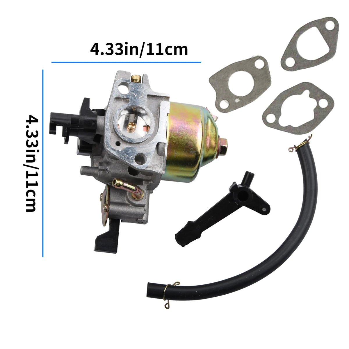 Carburetor Set for Loncin G160 G200 (196cc, 6.5hp)