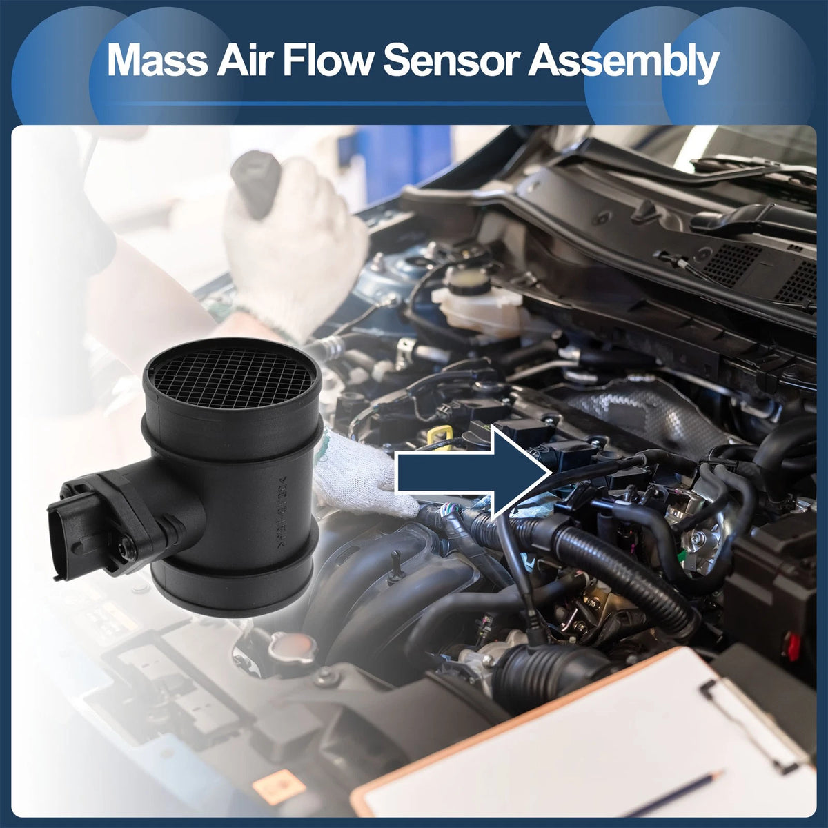 Mass Air Flow Sensor Assembly No. 90543463 for Opel Astra G (1998–2009)