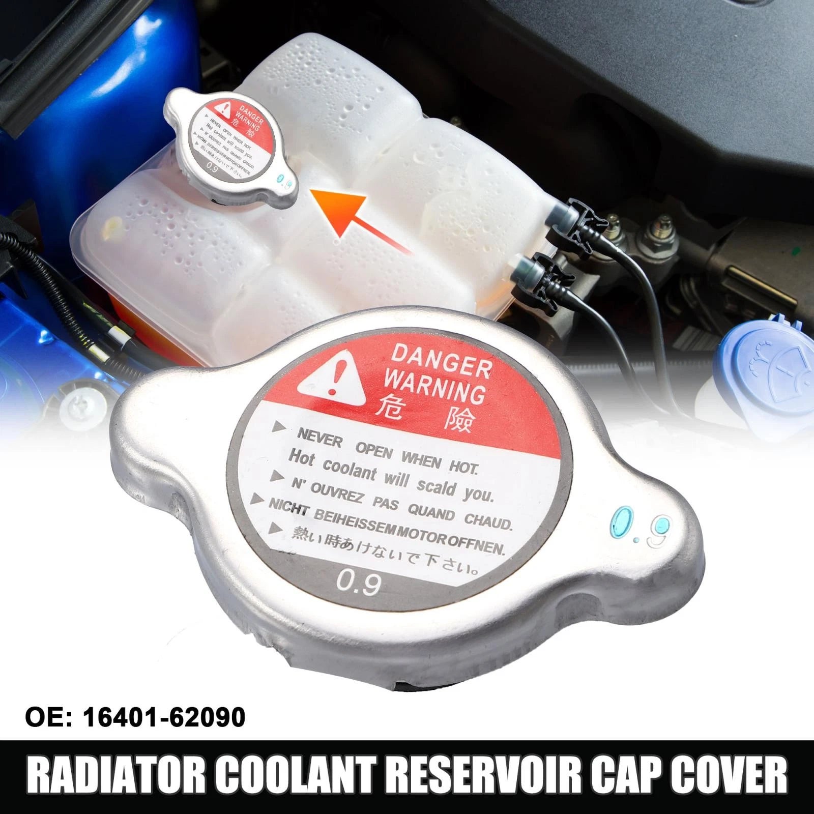 Radiator Coolant Reservoir Cap Replacement for Toyota Avalon (1996–1998)