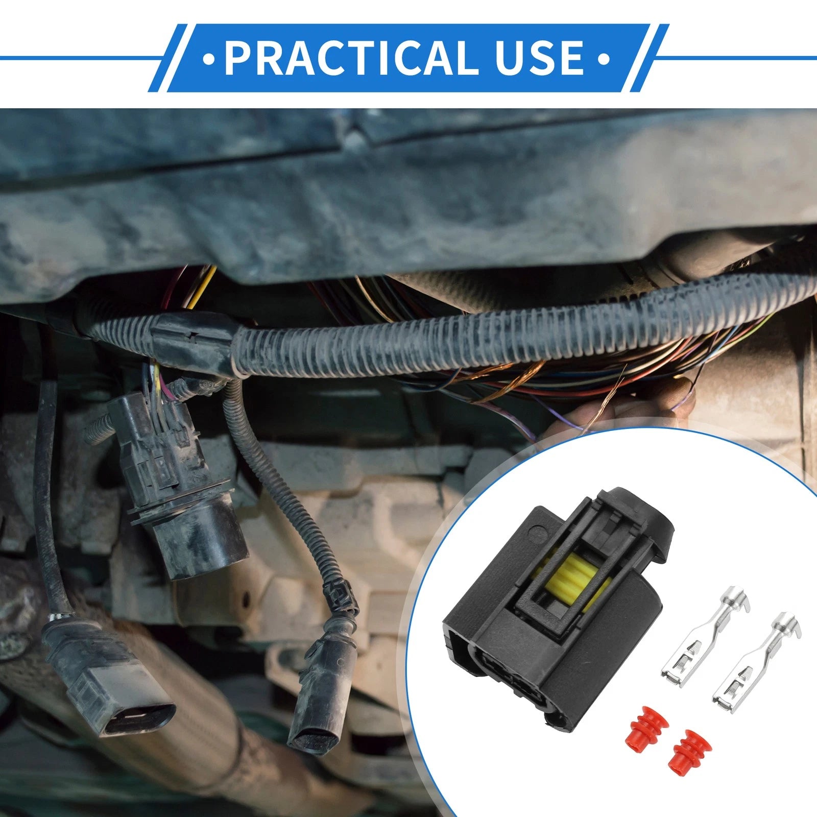 2 Pin Wiring Harness Connector Plug for BMW 1 Series (2004–2011)