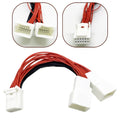 Y Cable Splitter Adapter for Toyota Lexus