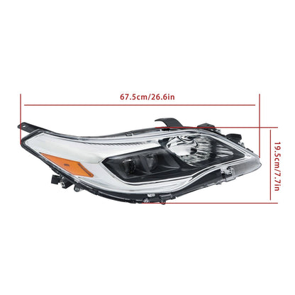 Front Headlight for Toyota Avalon (2013–2015) Right Side Halogen Clear Lens
