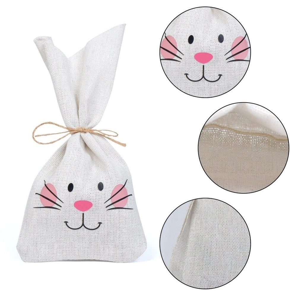 Easter Candy Bag with Bunny Ears Pouch (23x11cm)