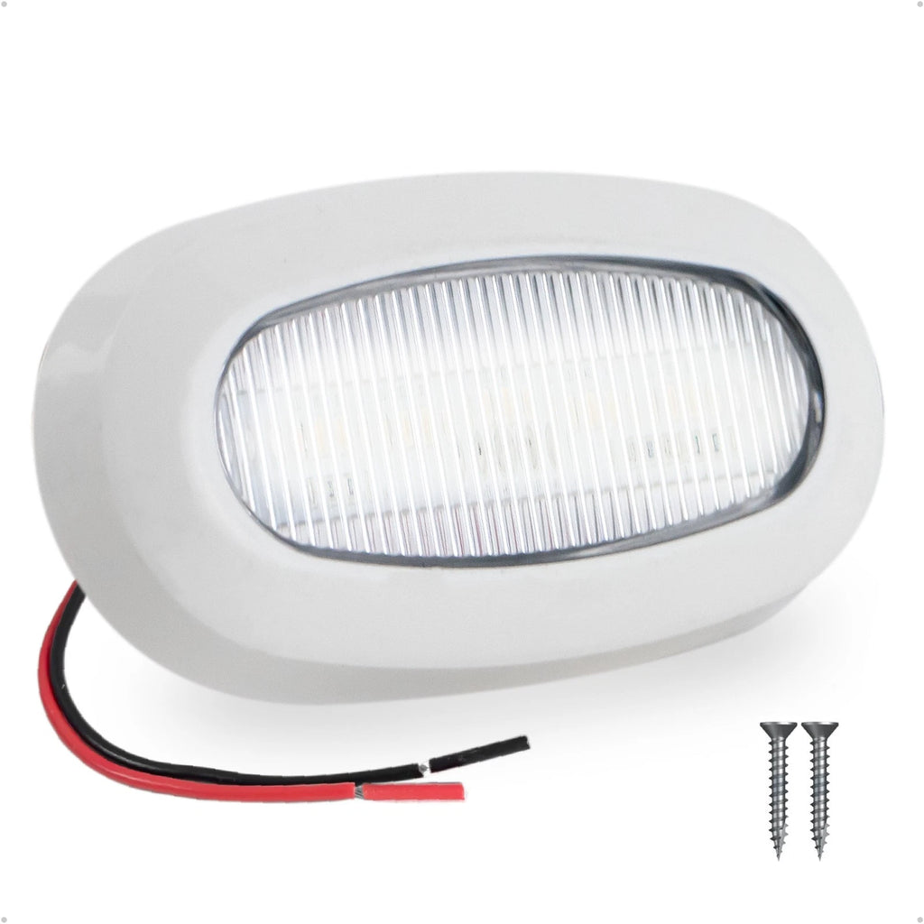 Oblong LED Courtesy Light for Boat Interior (Marine)