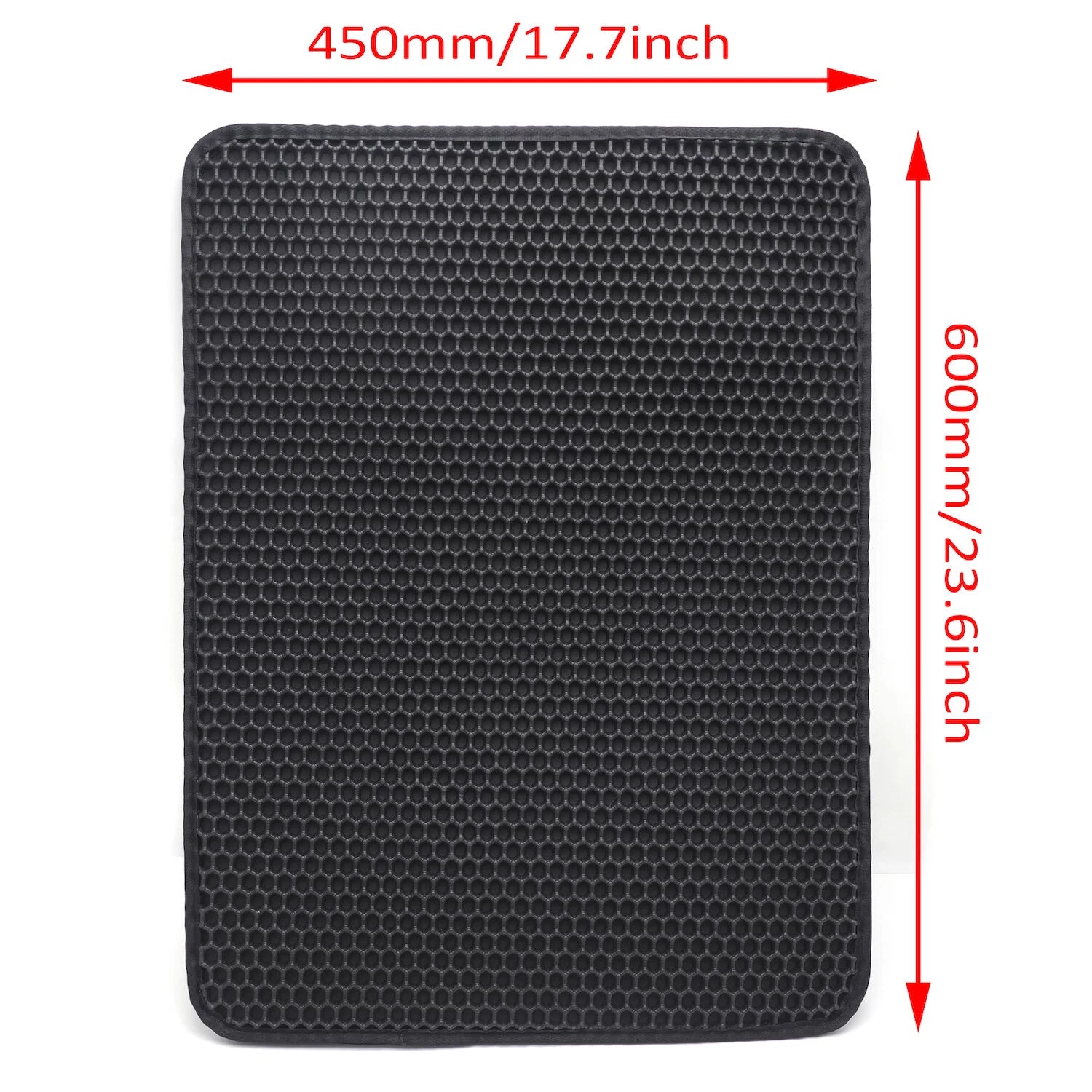Litter Mat for Black Cat (60X45) Double Layer EVA Foam Rubber