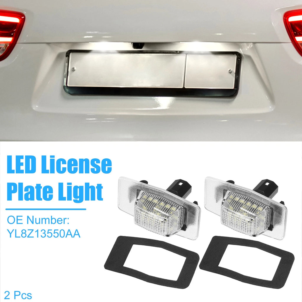 LED License Plate Light Assembly 2PCS Replacement for Mazda MX-5 NB (1998–2005)