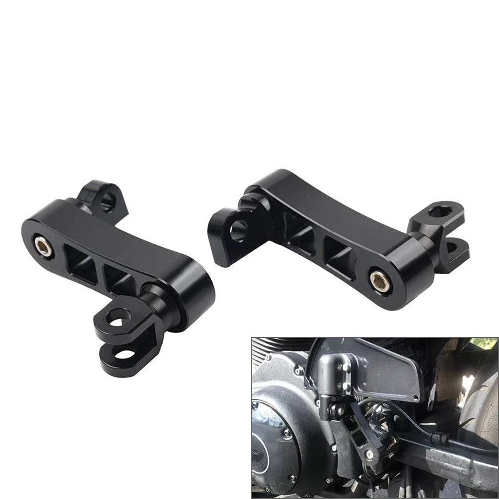 Foot Peg Mount Extensions for Harley Sportster XL883 XL1200 Softail Dyna (–)