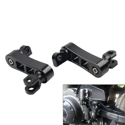 Foot Peg Mount Extensions for Harley Sportster XL883 XL1200 Softail Dyna (–)