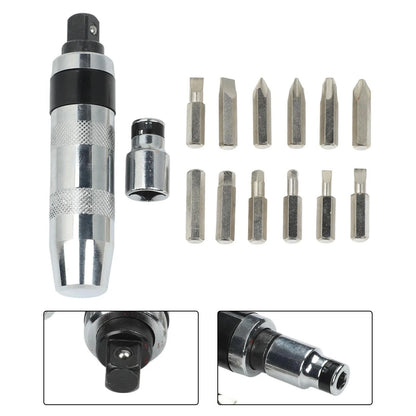 13pc Alloy Steel For IMPACT Screwdriver Set with Reversible Direction Feature