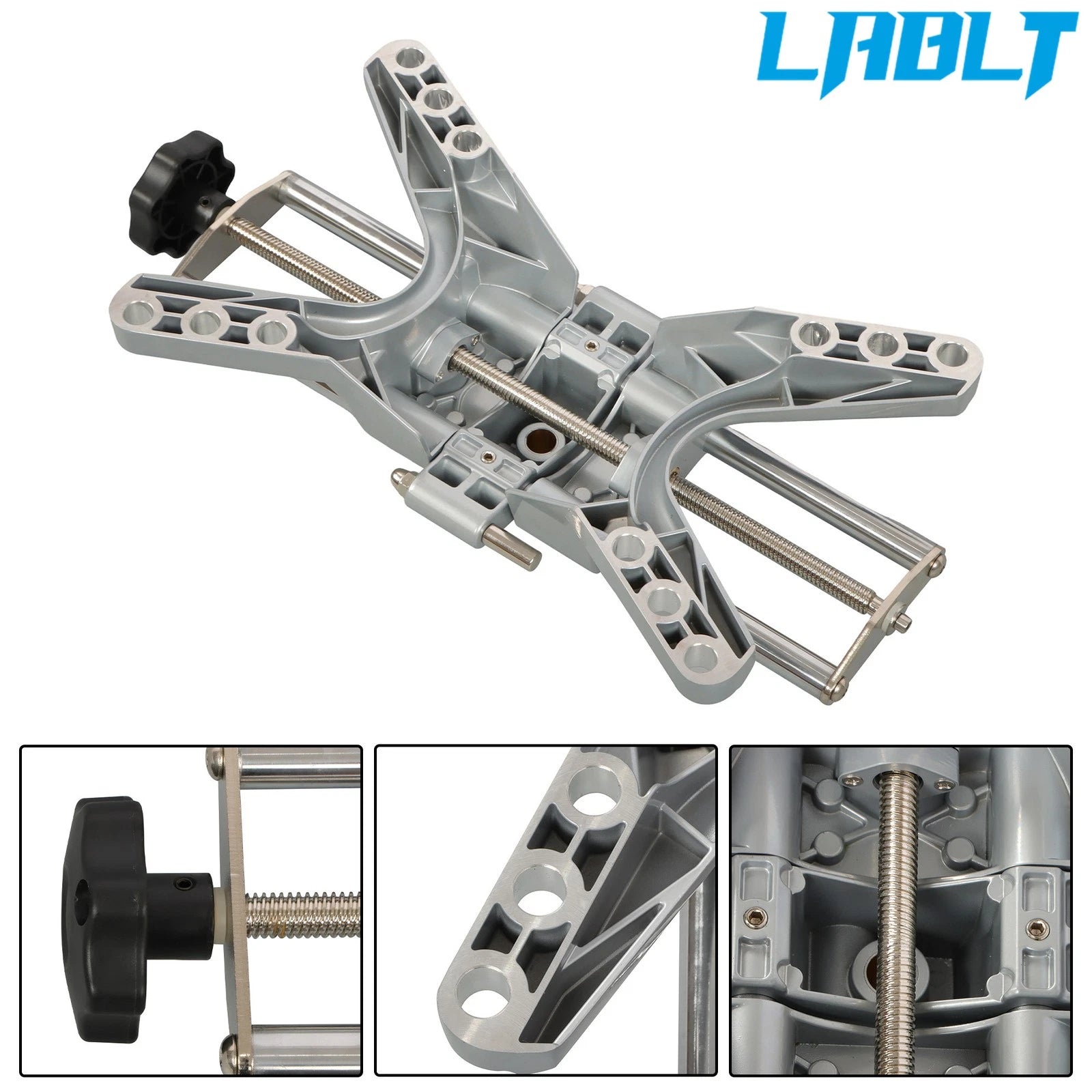 3D Wheel Alignment Tool with Clamp & Magnetic Adapter for Universal Rims (11-25")