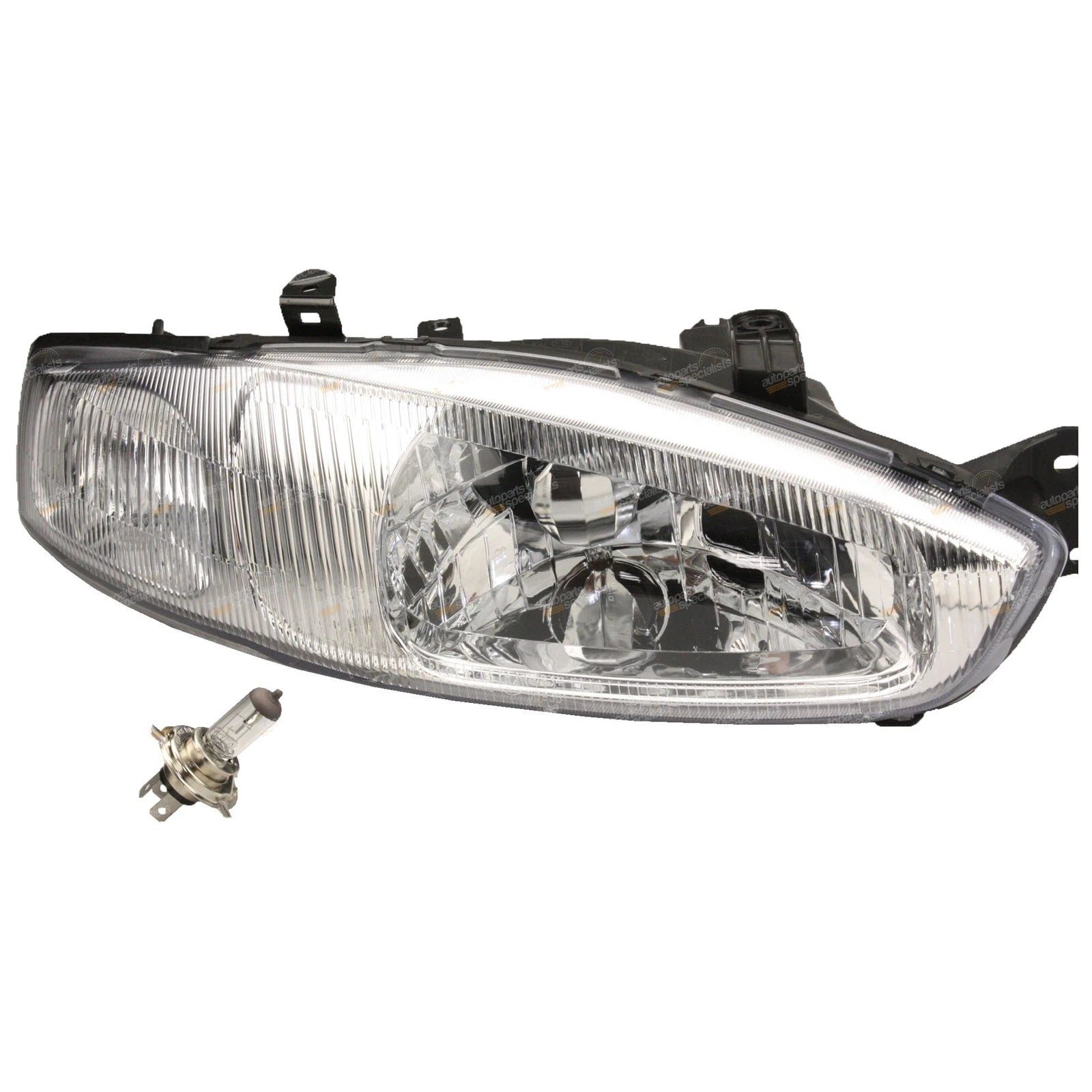 RH Chrome Headlight for Mitsubishi Mirage/Lancer CE (1998–2004) RHS