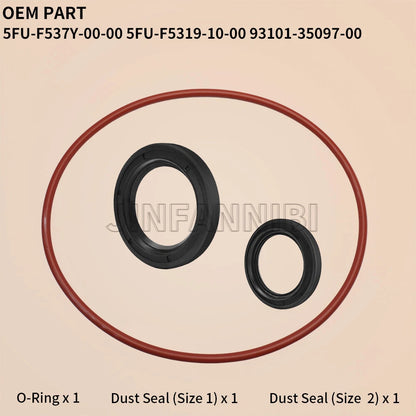 Brake Drum Dust Seal Kit for Yamaha Big Bear Bruin Wolverine Kodiak (250-400)
