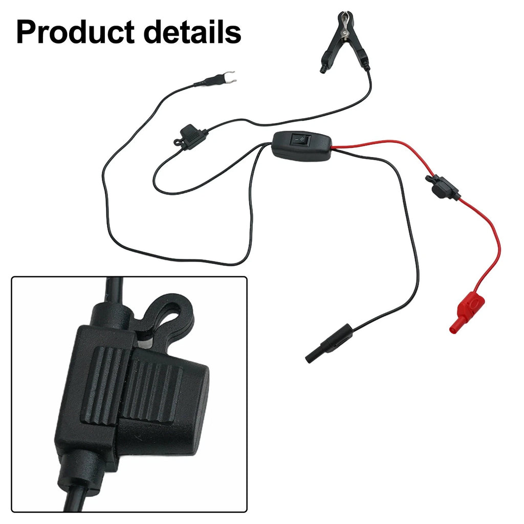 Car Leakage Test Tool with High Current Battery Clip and Low Resistance Switch