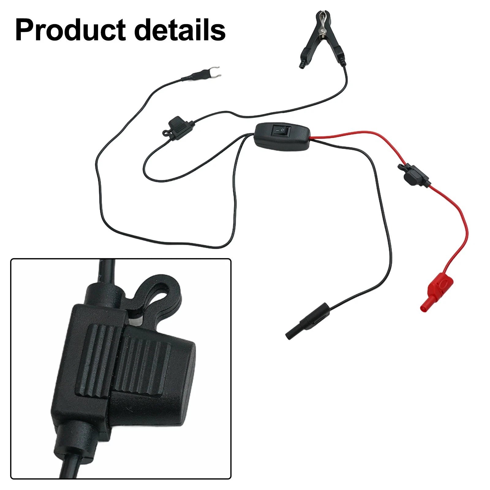 Car Leakage Test Tool with High Current Battery Clip and Low Resistance Switch