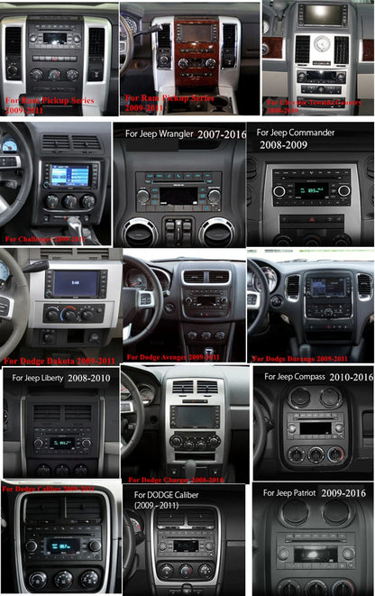 9.5" Vertical Android 10.1 Stereo Radio for Jeep Wrangler Dodge Charger Ram