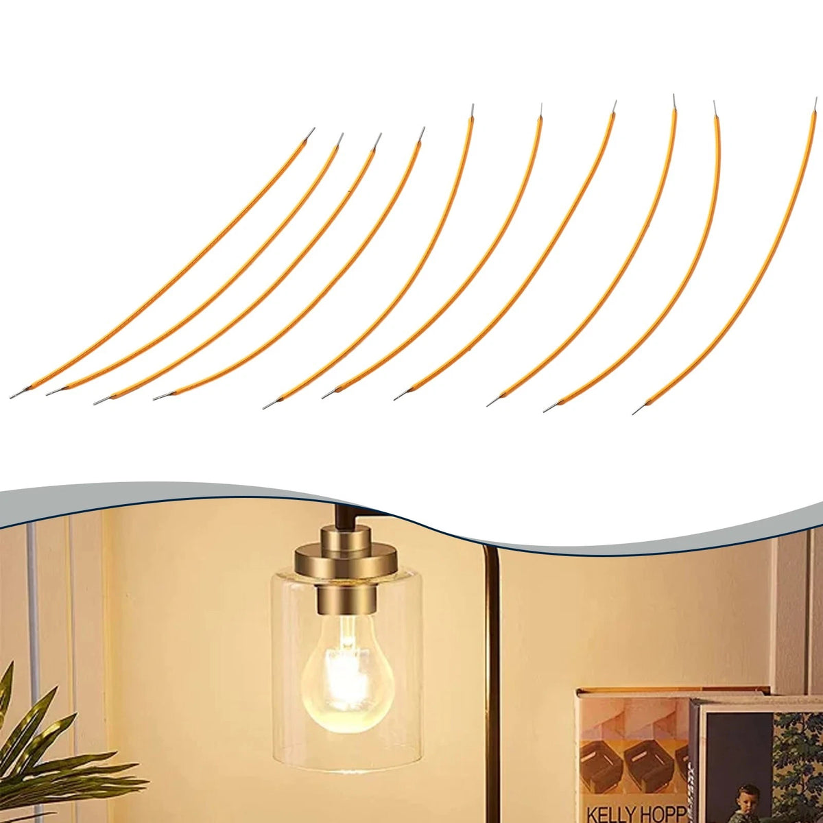 10Pcs Bulb Filament Lamp for Automotive Light Replacement