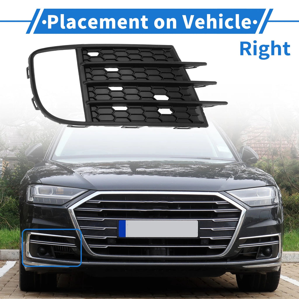 Fog Light Grill Front Right Replacement for Volkswagen Tiguan (2013–2017)