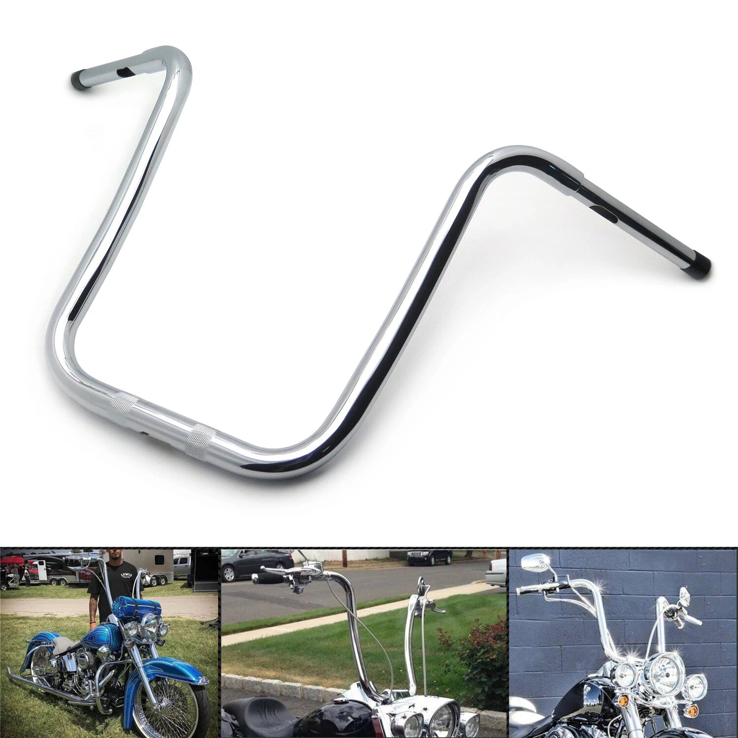1-1/4" Rise Handlebar for Harley Dyna (2006–Present) & Softail (2018–Present)