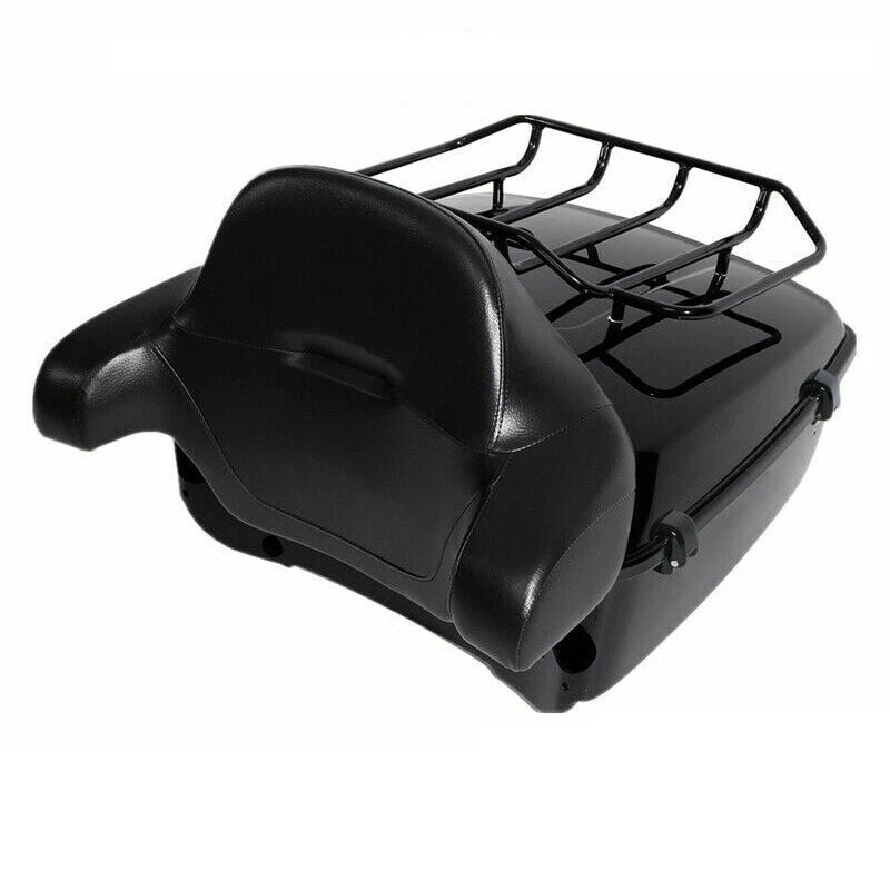 Trunk Backrest Pad Mount Rack for Harley Touring (1997–2008)