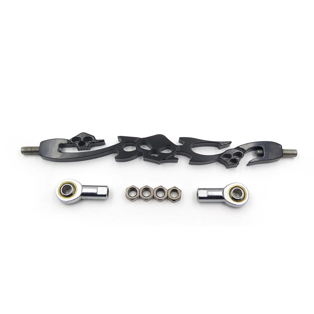 Black Skull Billet Shift Linkage for Harley Davidson Softail FXST (2000–2023)
