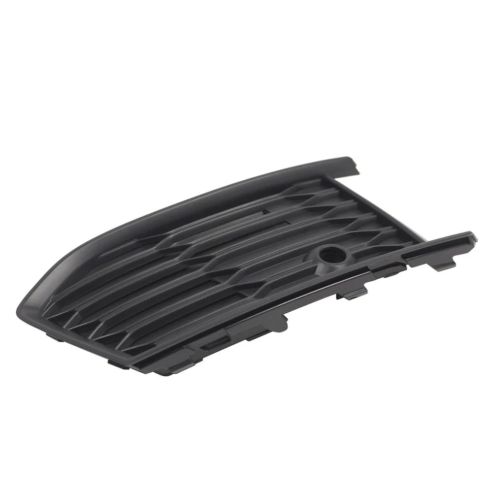 Front Bumper Fog Light Cover Matte Black for Audi A6 S6 C8 (2018–2024)