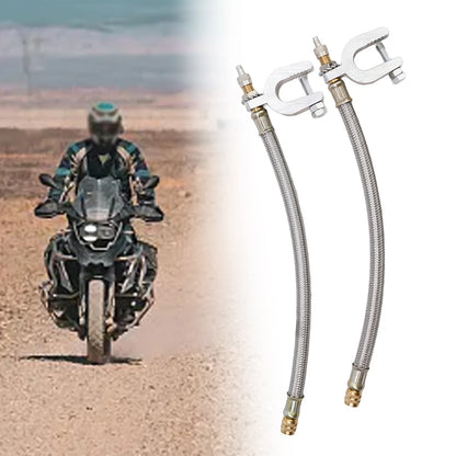 2X Heavy Duty Dual Wheel Valve Stem Extension for