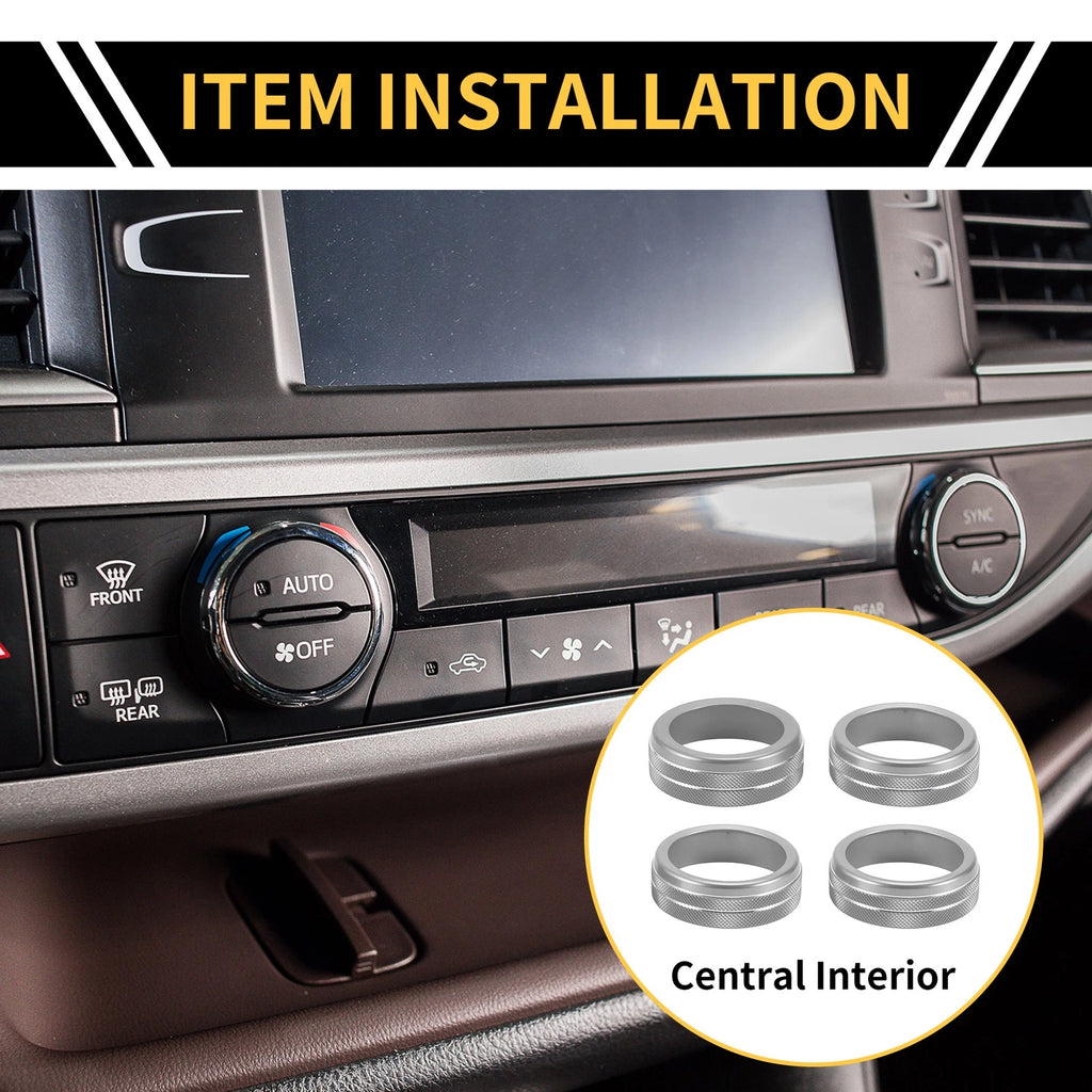 Heater 4WD Switch Knob Cover Ring Replacement for Toyota Tacoma (2005–2023)