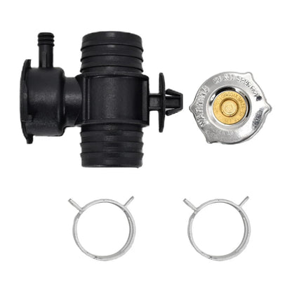 Coolant Neck Radiator Hose Connector with Cap For Chrysler Dodge Jeep 55116901AA