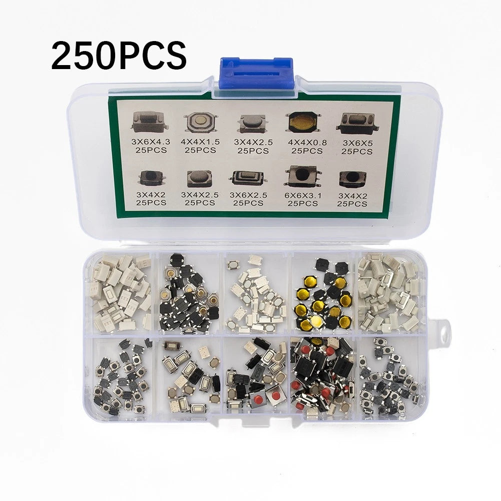 Push Button Switch Assortment Kit for Remote Control