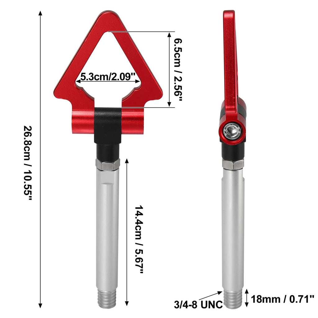 Tow Hook Screw Front Rear Red Triangle Style for Lexus IS250 IS350 (2006–2013)