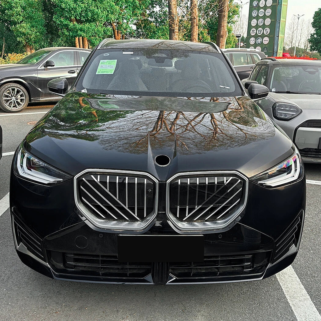 Pair Gloss Black Front Side Air Vent Grille Covers for BMW X3 G45 (2025+)