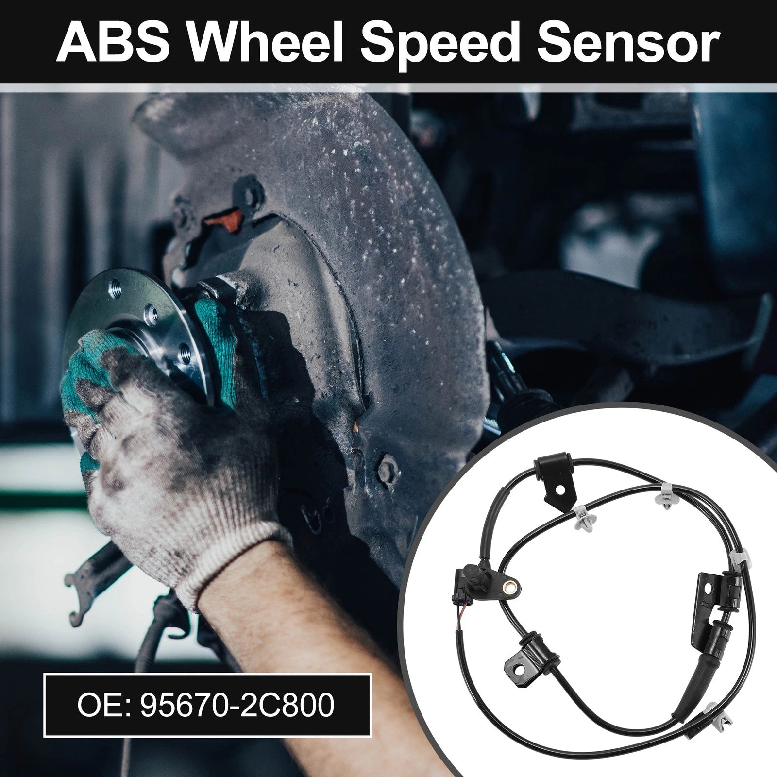 ABS Wheel Speed Sensor Front Right for Hyundai Tiburon (2005–2008)