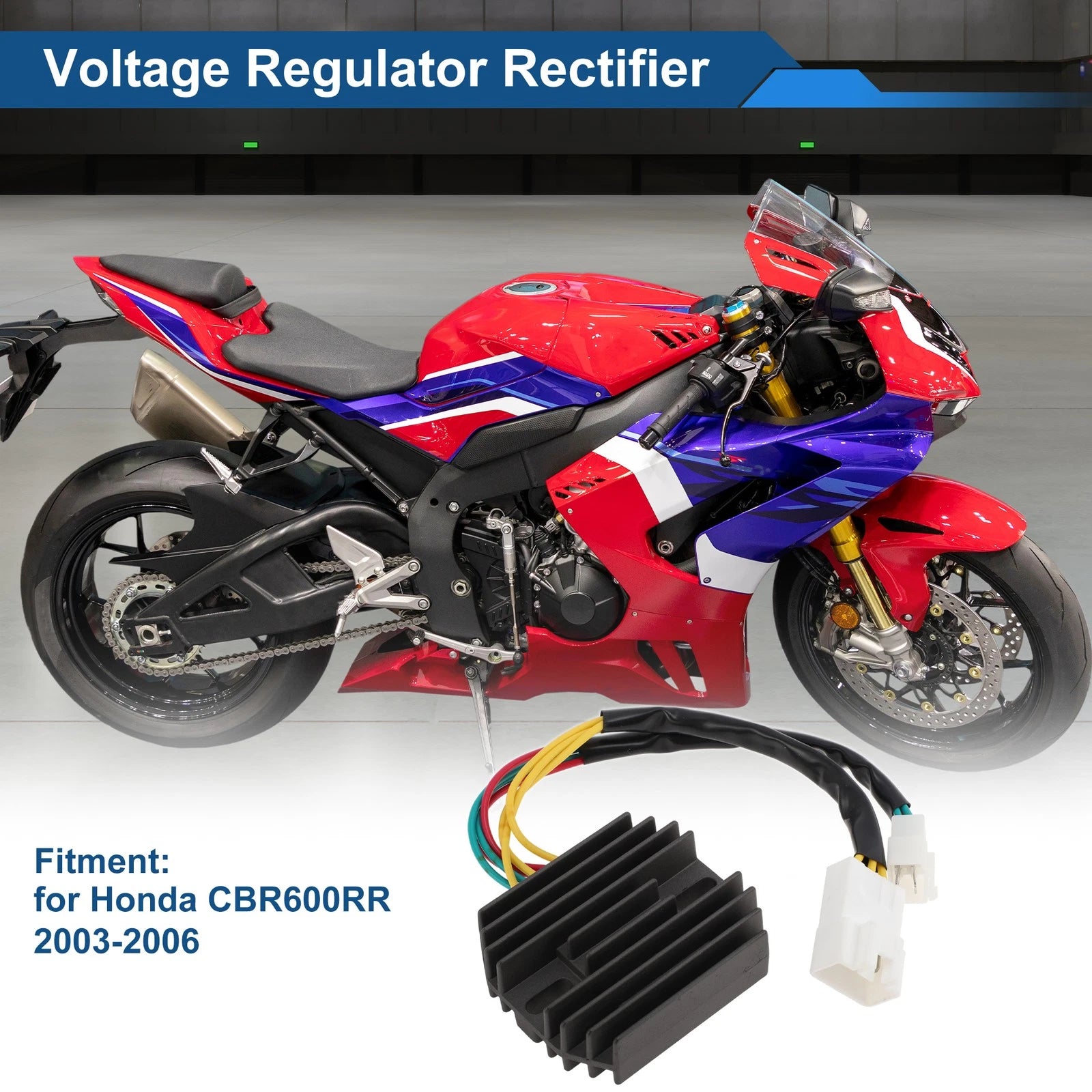 LD2118214RV Voltage Regulator Rectifier for Honda CBR600RR (2003–2006)