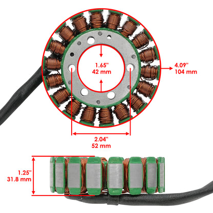 Stator Generator Magneto Replacement for Yamaha FX Nytro MTX SE 153 (2010–2011)