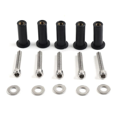 Windshield Bolt Nut Kit for Harley Road Glide (2015–2023)
