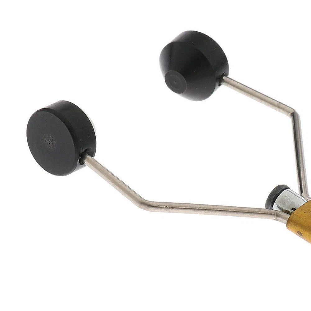Ceramic Bobbin Holder for Fly Tying Tools - Strong Grip, Black