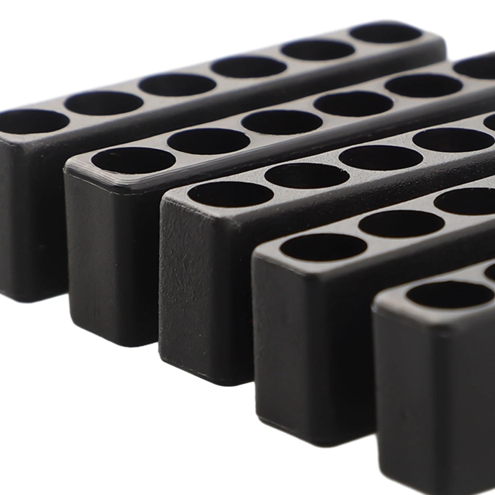 6-Hole Screwdriver Bit Organizer for Hex Shank Bits
