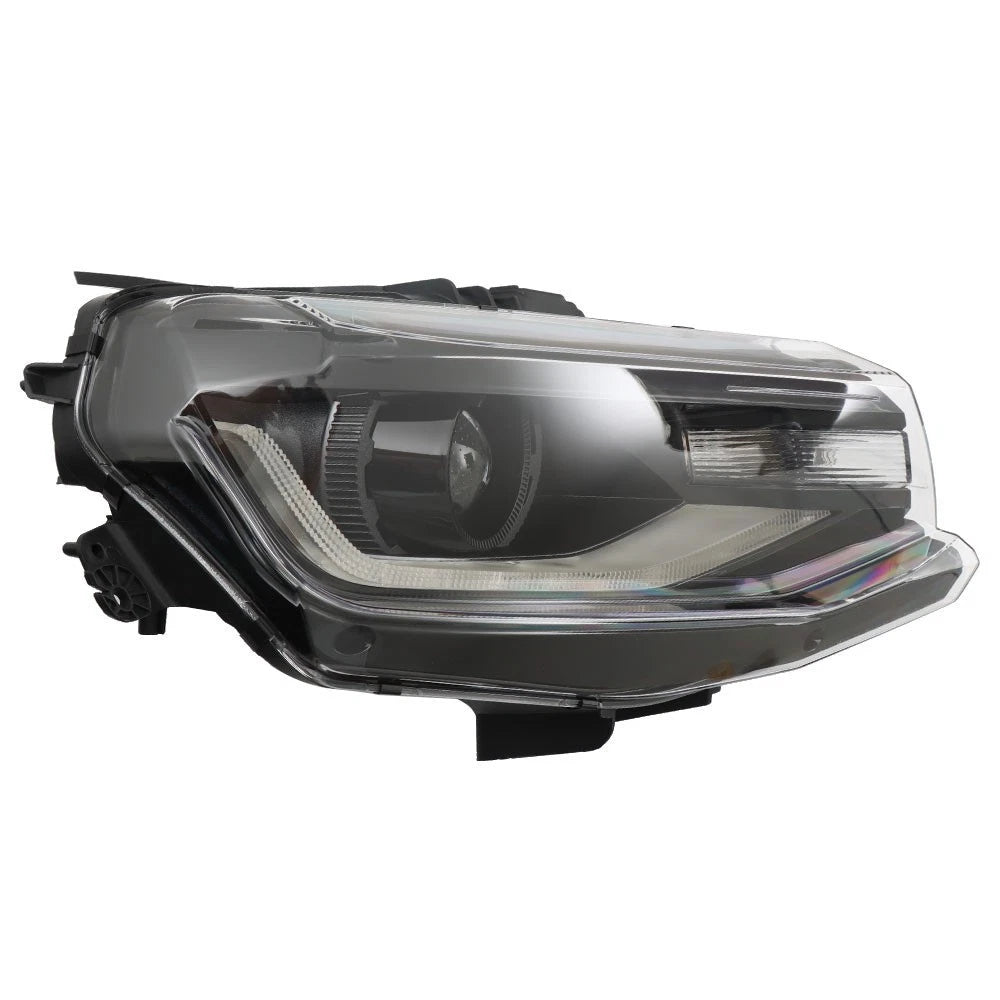 Right Side Headlight Assembly for Chevy Camaro (2016–2022) Black HID LED DRL