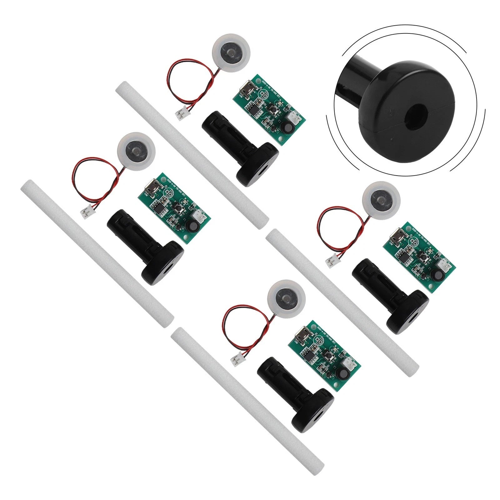 Set of 4 USB Mist Maker Modules for Improved Air Quality